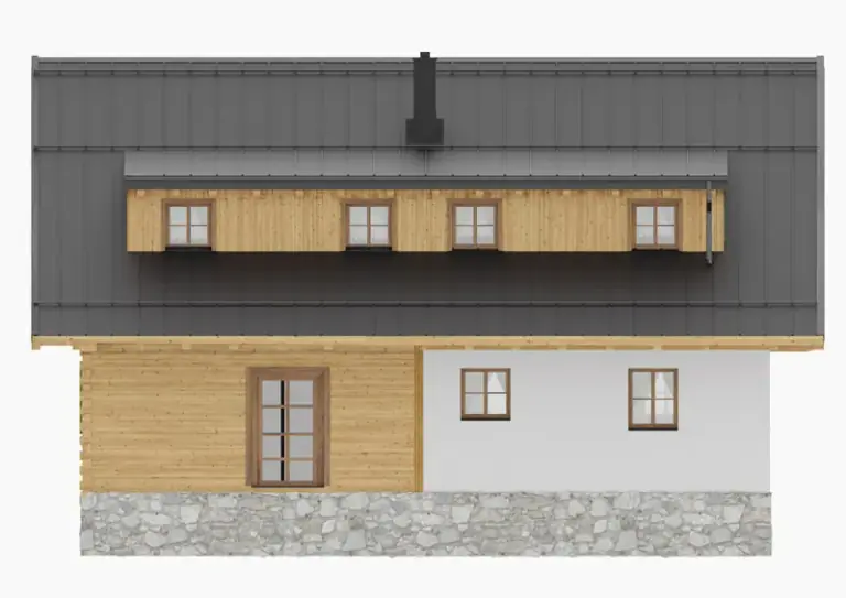 Roubenka Faro – pohled na dům